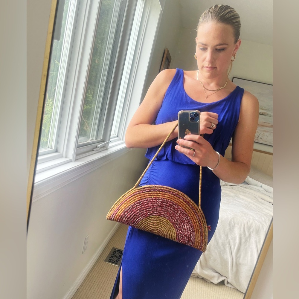 Multi Colour Rope Shoulder Purse - Picture 5 of 5